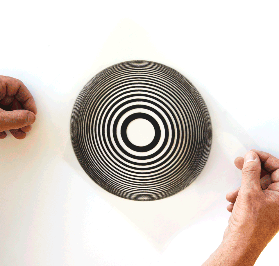 Moire Optical Illusion